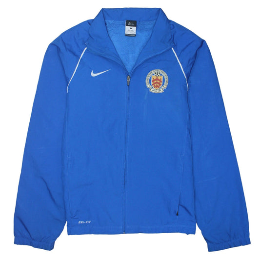 Nike Men's Blue Dri-Fit Football Windbreaker Jacket Size S