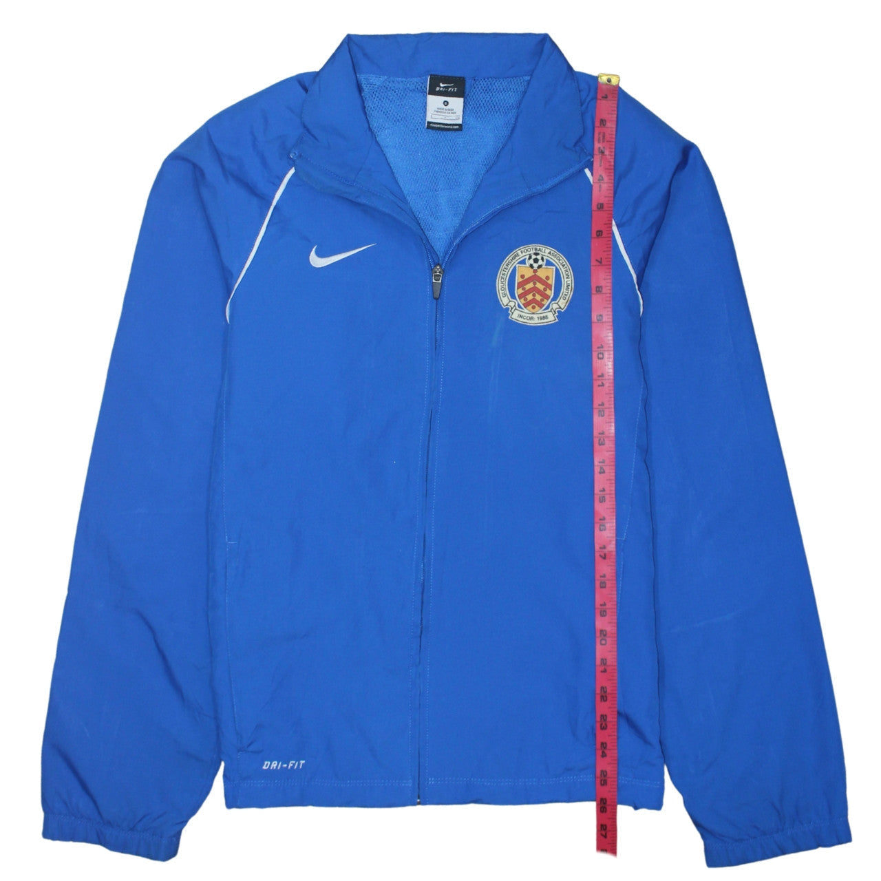 Nike Men's Blue Dri-Fit Football Windbreaker Jacket Size S