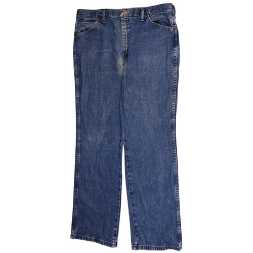Wrangler Men's Blue Straight Leg Denim Jeans 36x30