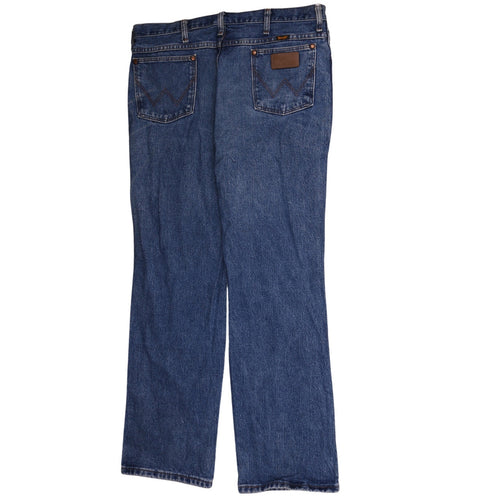 Wrangler Men's Blue Straight Leg Denim Jeans 36x30