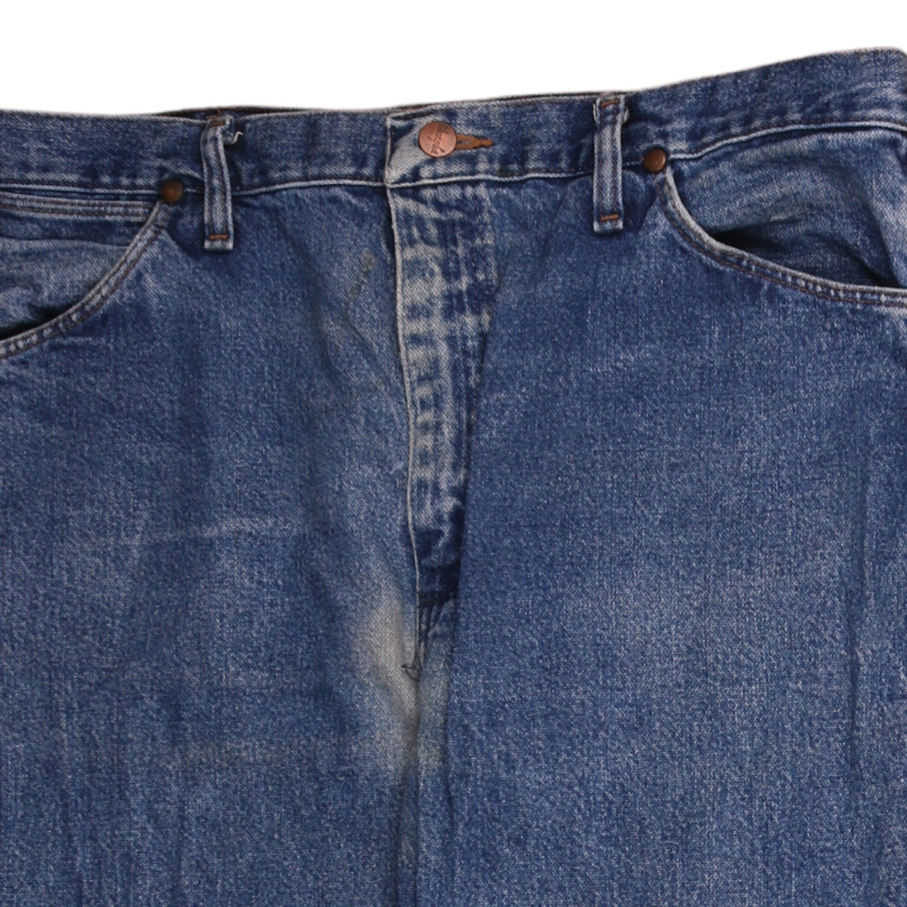 Wrangler Men's Blue Straight Leg Denim Jeans 36x30