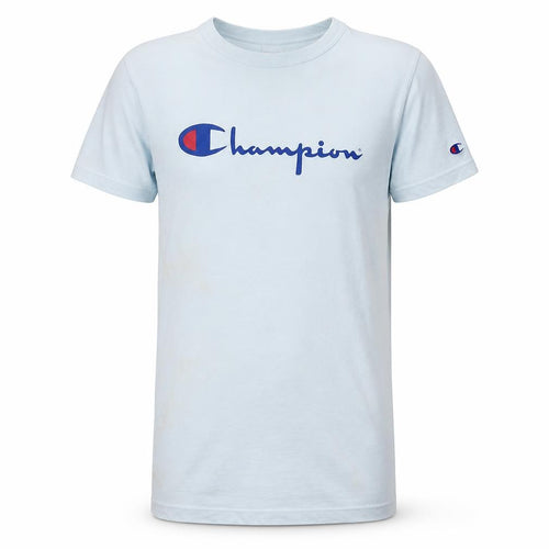 Champion Men's White Small Short Sleeve Graphic Logo T-Shirt