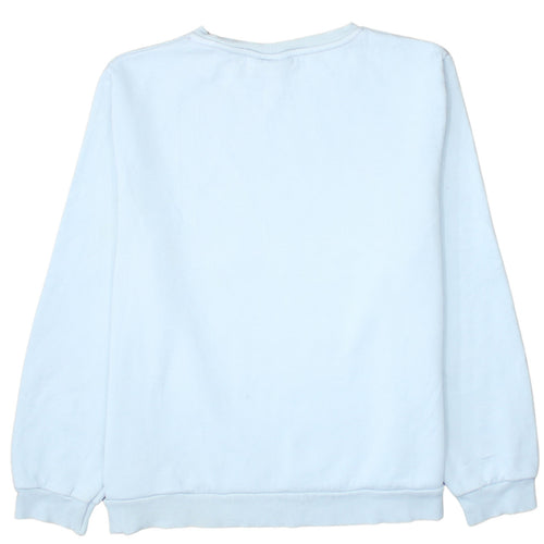 Disney Women White Minnie & Mickey Cotton Fleece Sweatshirt L 14/16