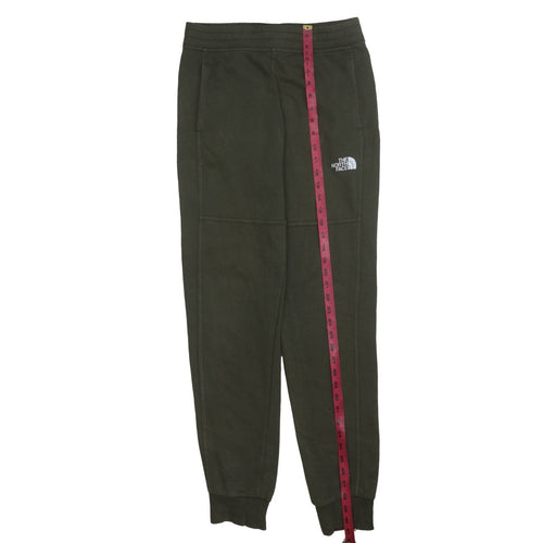 The North Face Men's Green Jogger Sweatpants Size S Cotton Blend