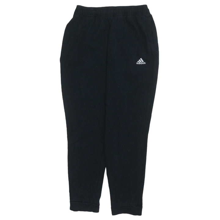 adidas Men's Black Regular Fit Fleece Sweatpants M