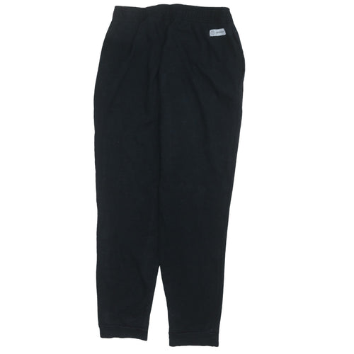 adidas Men's Black Regular Fit Fleece Sweatpants M