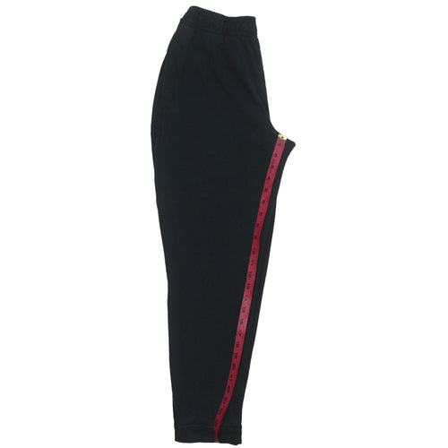 adidas Men's Black Regular Fit Fleece Sweatpants M