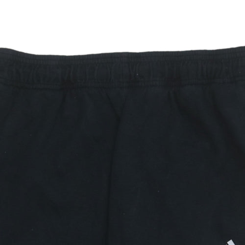 adidas Men's Black Regular Fit Fleece Sweatpants M