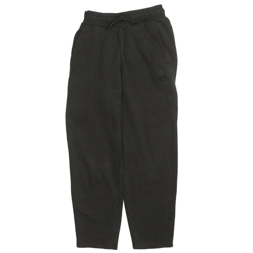 adidas Men's Black Fleece Sweatpants M Regular Fit Drawstring Comfort