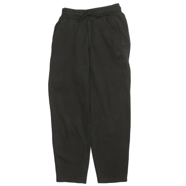adidas Men's Black Fleece Sweatpants M Regular Fit Drawstring Comfort