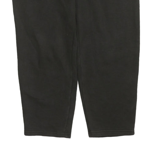 adidas Men's Black Fleece Sweatpants M Regular Fit Drawstring Comfort