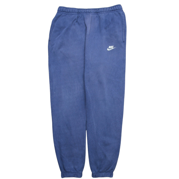 Nike Men's Blue Fleece Jogger Sweatpants Size L Comfortable Activewear