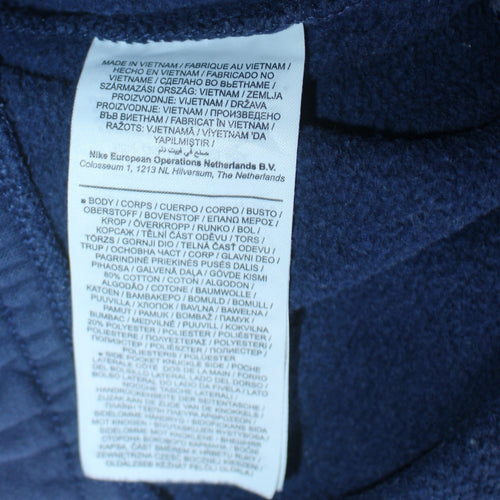 Nike Men's Blue Fleece Jogger Sweatpants Size L Comfortable Activewear