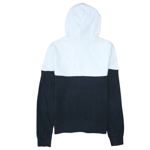 Nike Men's Black White Pullover Hoodie Size S Graphic Logo Fleece