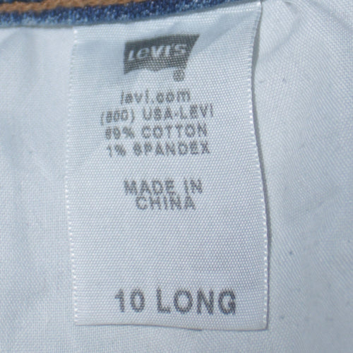 Levi's Women Blue Low Bootcut 545 Jeans Size 10 Long