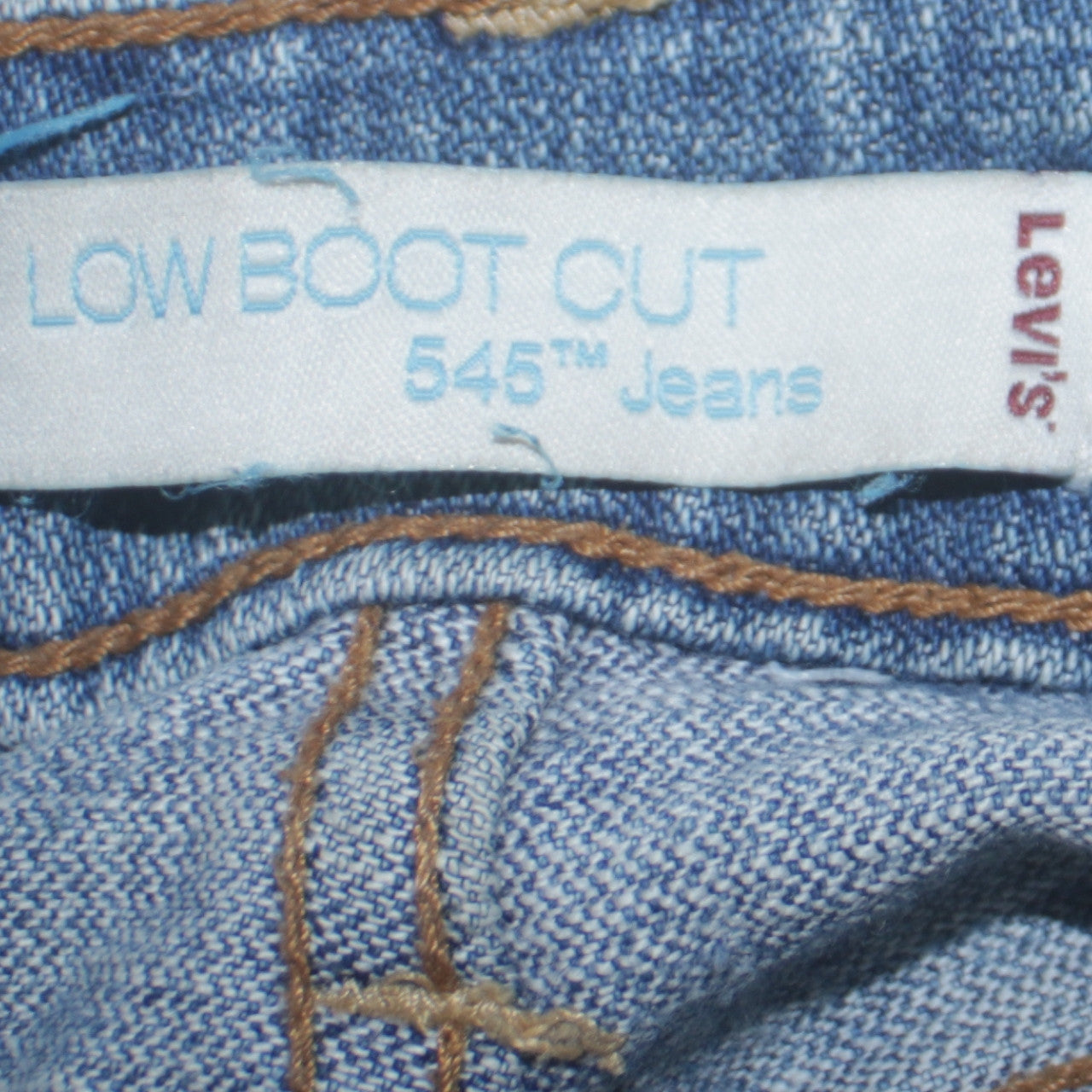 Levi's Women Blue Low Bootcut 545 Jeans Size 10 Long