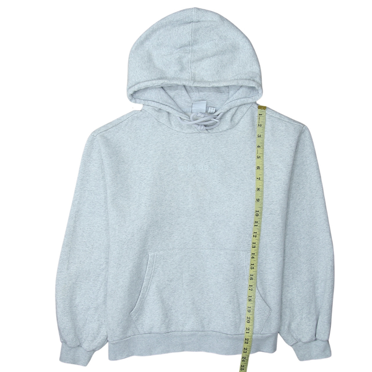 Adidas Women’s Grey Size 12 Pullover Hoodie Sweatshirt