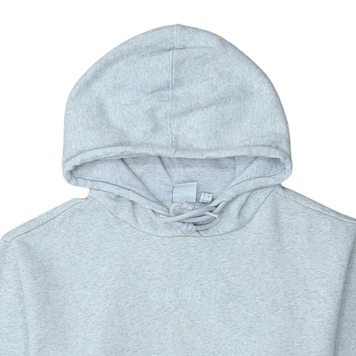 Adidas Women’s Grey Size 12 Pullover Hoodie Sweatshirt