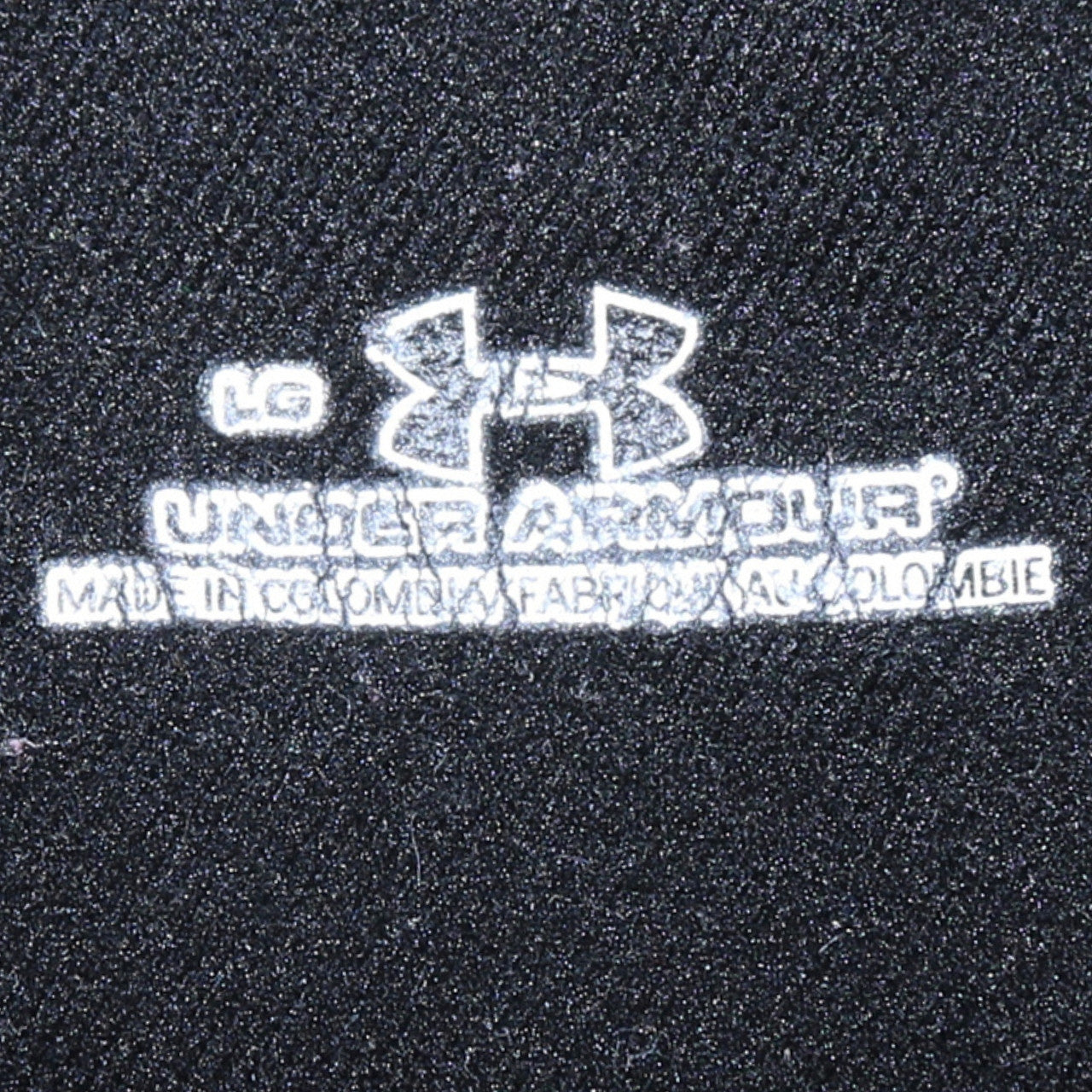 Under Armour Womens Black Long Sleeve Mock Neck Athletic Top Size L