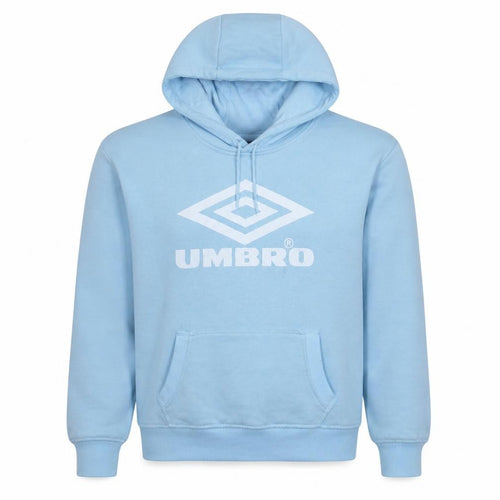 Umbro Men's Blue Pullover Hoodie Size M Sports Fleece Sweatshirt