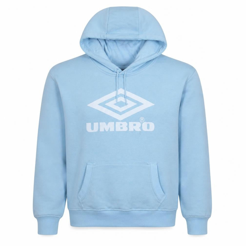Umbro Men's Blue Pullover Hoodie Size M Sports Fleece Sweatshirt
