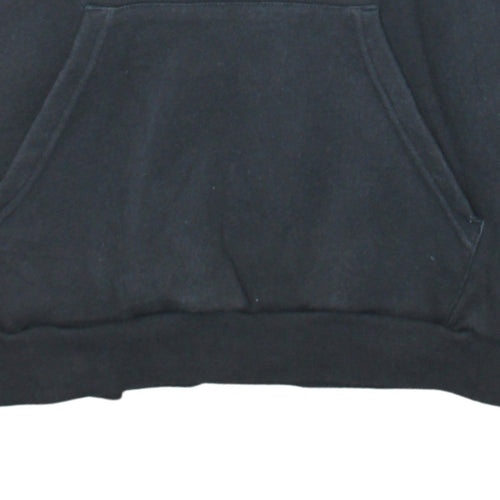 Adidas Boys Black Colourblock Pullover Hoodie Size 14-15 Years