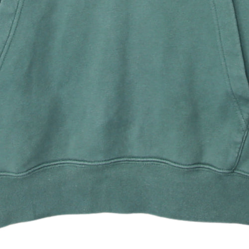 Nike Men's Green Pullover Hoodie Small Fleece Logo Sweatshirt