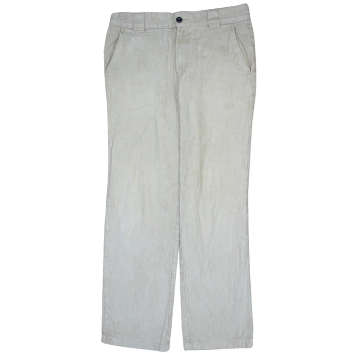 Dickies Men's Beige Corduroy Chino Trousers Size 31W Regular