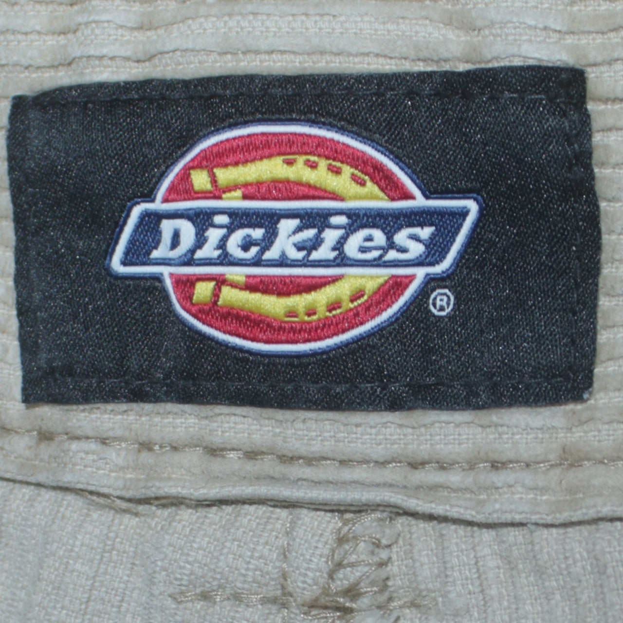 Dickies Men's Beige Corduroy Chino Trousers Size 31W Regular