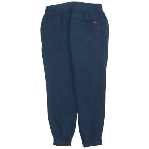 Nike Men's Blue Regular Fit Fleece Jogger Sweatpants M