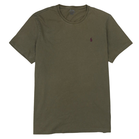 Ralph Lauren Men's Green XL Custom Slim Fit Cotton T-Shirt