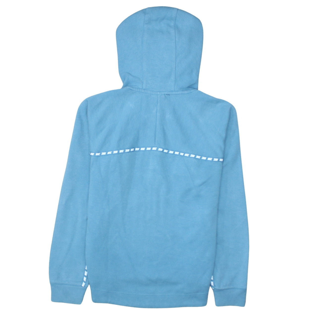 Nike Womens Blue 1/2 Zip Hooded Pullover Sweatshirt Size M