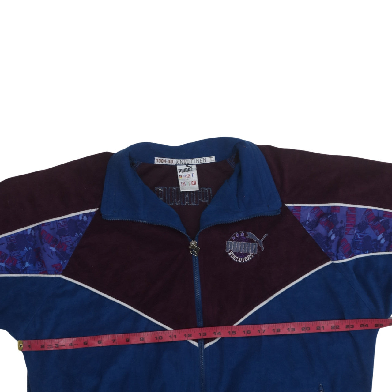 Puma Men's Blue 90s Retro Bomber Jacket XL Polyester Sportswear