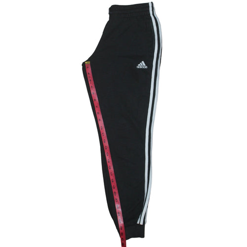 Adidas Women's Black L Jogger Activewear Trousers with Side Stripes