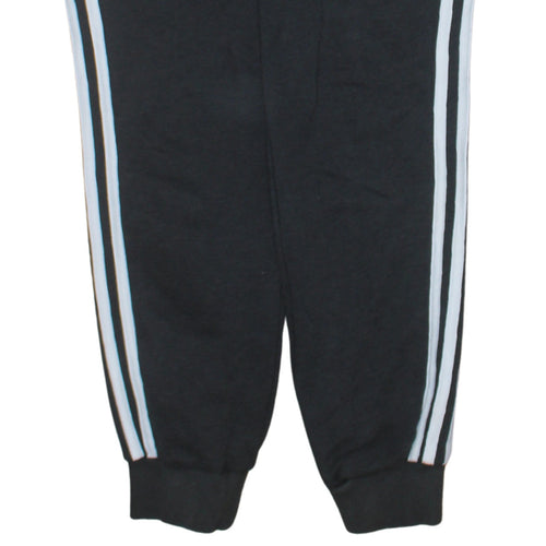 Adidas Women's Black L Jogger Activewear Trousers with Side Stripes