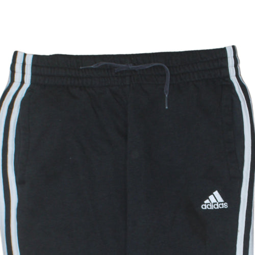 Adidas Women's Black L Jogger Activewear Trousers with Side Stripes
