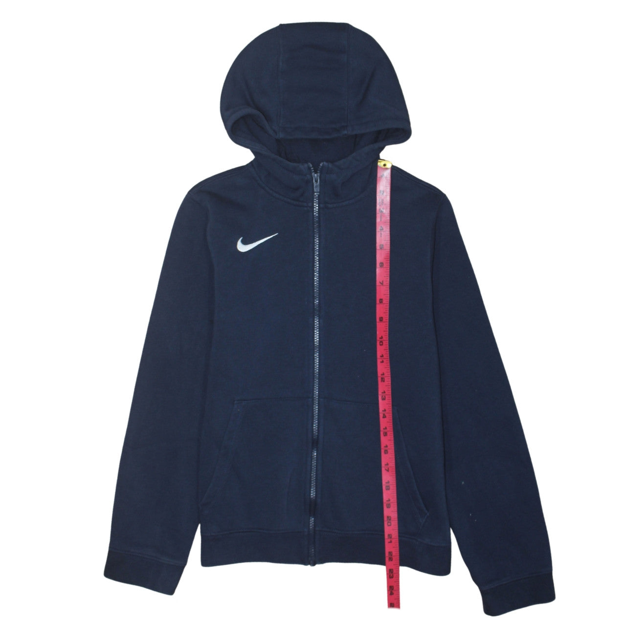 Nike Boys Navy Blue Full Zip Hoodie L 147-158cm Hooded Sweatshirt