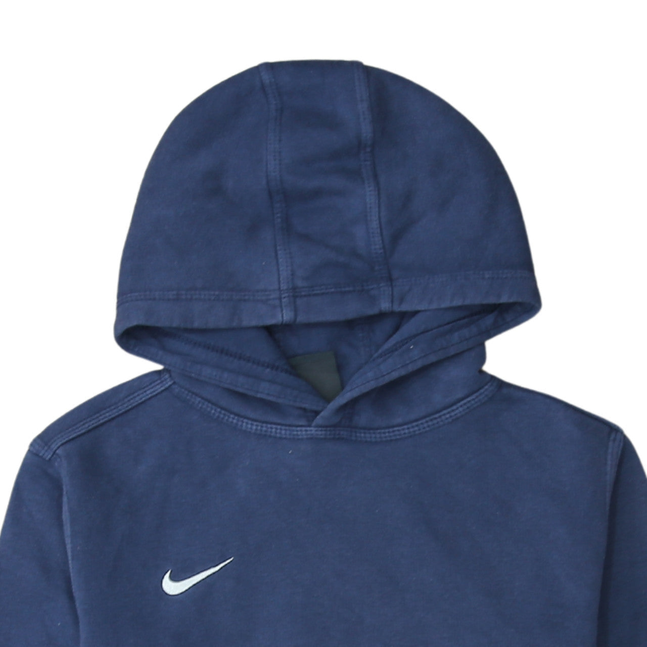 Nike Boys Navy Blue Pullover Hoodie XL 13-15 Years Cotton Fleece Sweatshirt