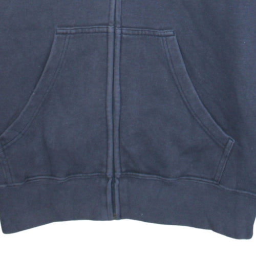 Champion Men’s Blue Full Zip Hoodie Medium Cotton Blend