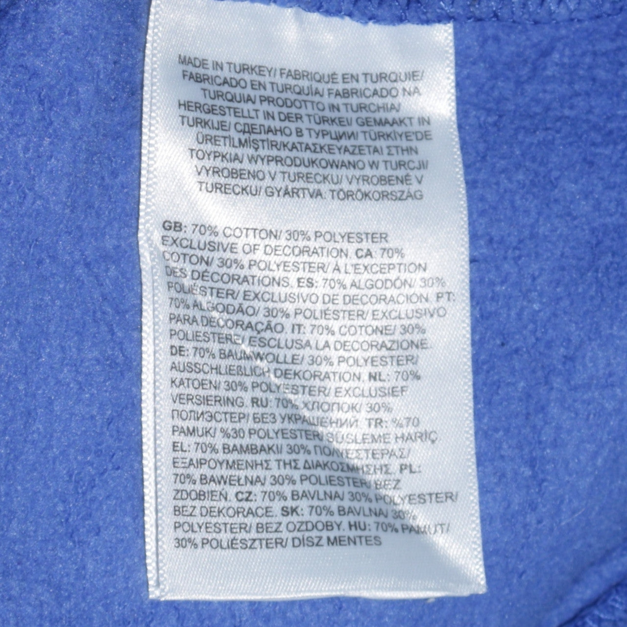 The North Face Mens Blue Small Pullover Hoodie Sweatshirt