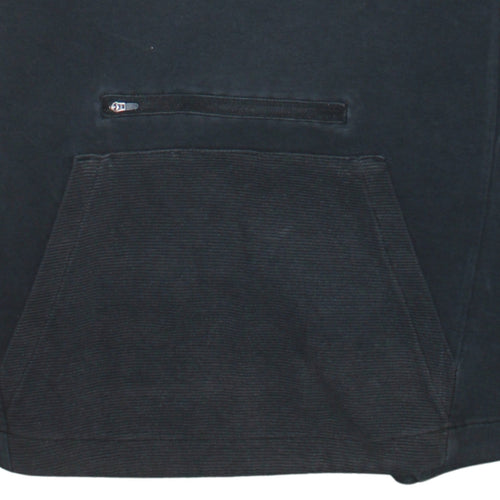 Puma Men's Black M Regular Fit Pullover Hoodie with Zip Pocket