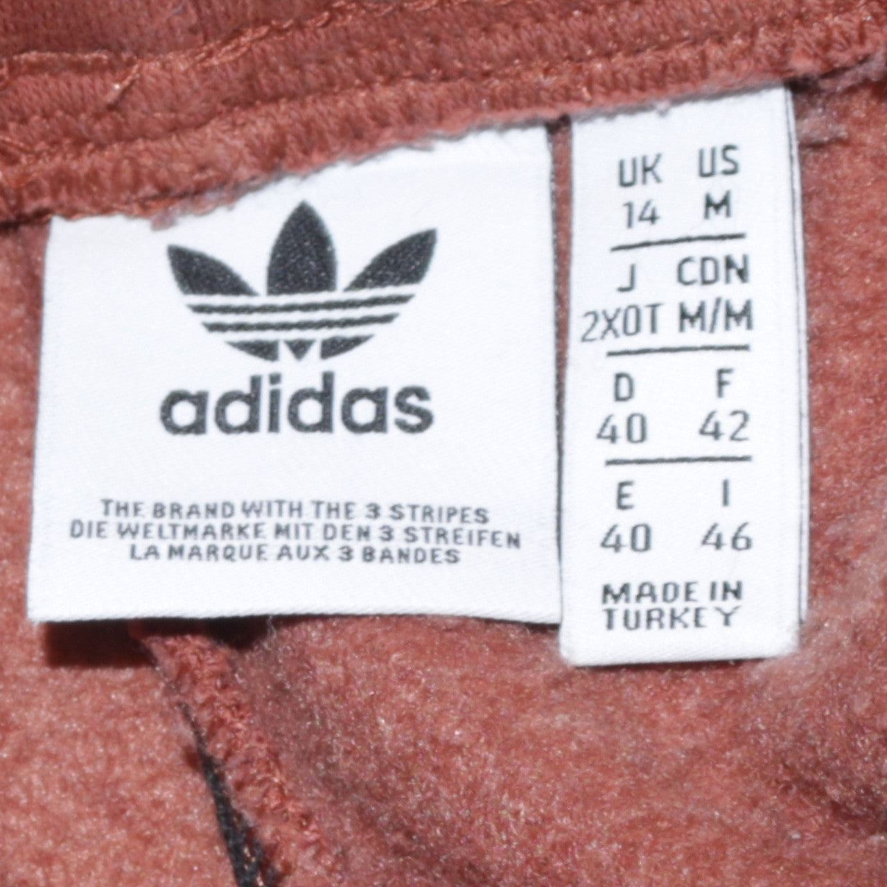 Adidas Womens Brown Size 14 Jogger Fleece Sweatpants