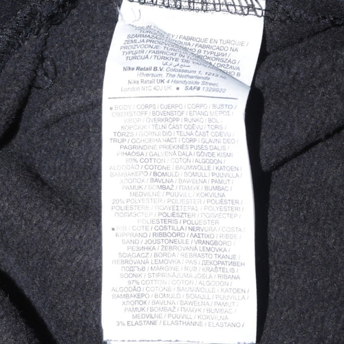 Nike Women’s Black M Fleece Sweatpants Regular Fit Activewear