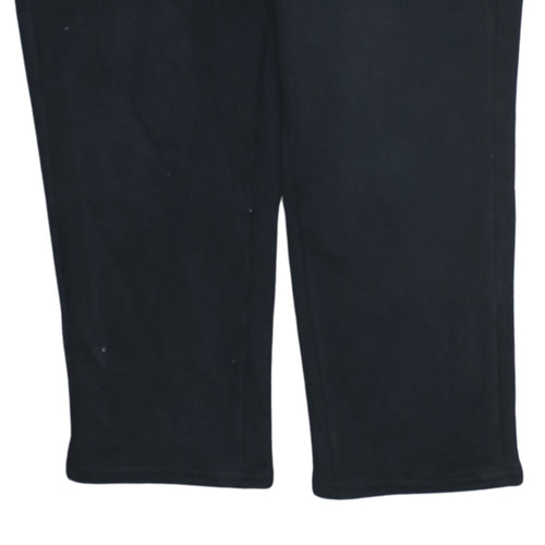 Adidas Womens Black Fleece Sweatpants Size 12 Regular Fit