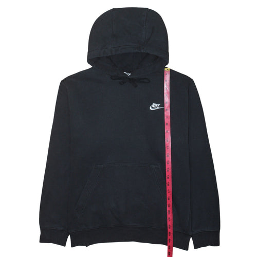 Nike Men's Black Pullover Hoodie M Fleece Cotton Blend