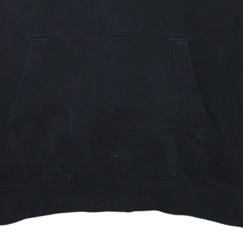 Nike Men's Black Pullover Hoodie Medium Cotton Blend Fleece