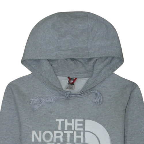 The North Face Mens Grey XS Pullover Hoodie Graphic Logo