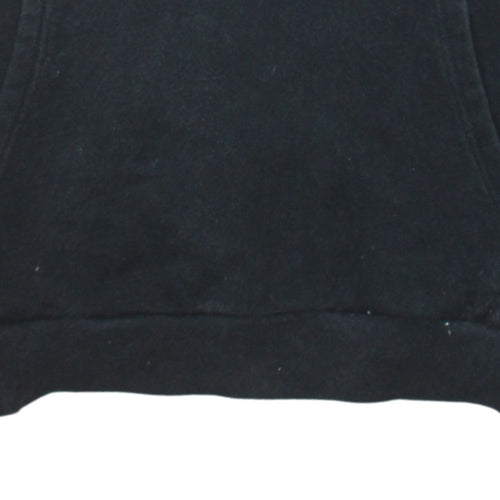Emporio Armani EA7 Men's Black Pullover Hoodie L Logo Design