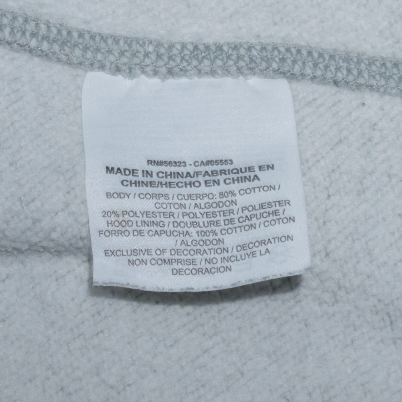Nike Men's Grey Pullover Hoodie Size M Regular Fit Fleece Sweatshirt