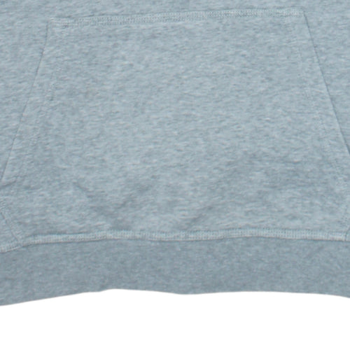 Nike Men's Grey Pullover Hoodie Size M Regular Fit Fleece Sweatshirt